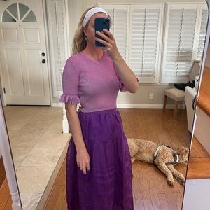 Ulla Johnson Pink Opal Patti Top